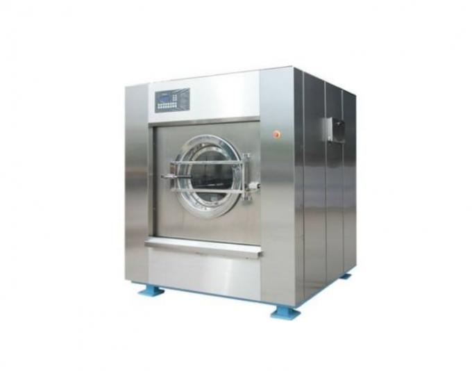Front Loading Hospital Laundry Equipment / Commercial Washer Extractor