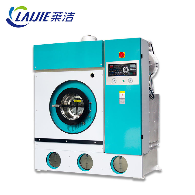 Fully Enclosed Fully Automatic Dry Cleaning Machine Steam / Electric Heating 8kg 10kg