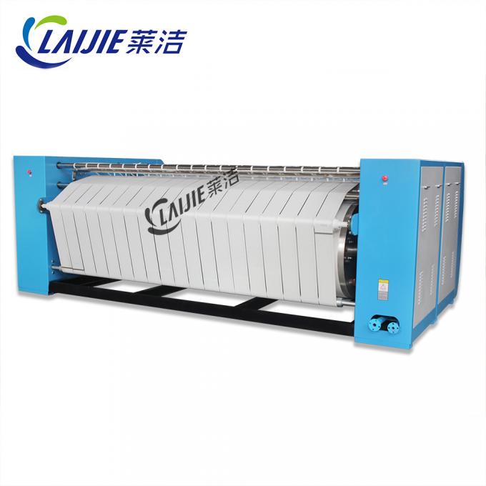 Stainlee Steel 800mm Roller Ironing Machine Steam / Electric Heating