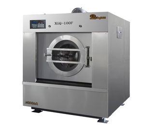 Stainless Steel Front Loader Washing Machine Laundry Equipment For Hospitals