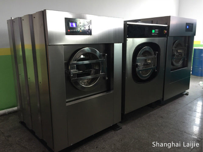 Stainless Steel 304 Industrial Washer Extractor For Hotel / Laundry Plant / School