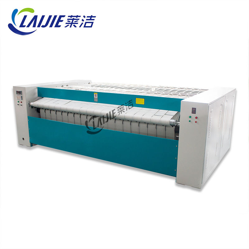 Stainlee Steel 800mm Roller Ironing Machine Steam / Electric Heating