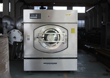 High Spin Electric Heating Commercial Washing Machine , Professional Laundry Machines
